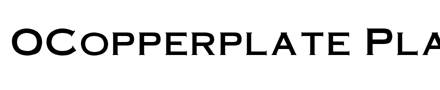 OCopperplate Plain