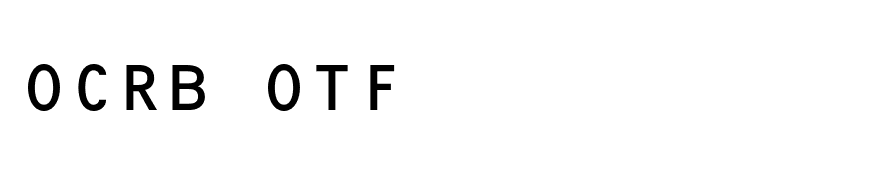 OCRB OTF