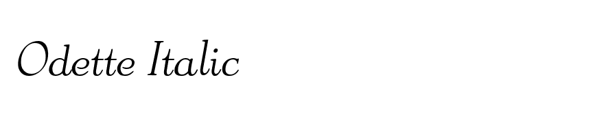 Odette Italic