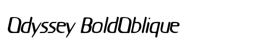 Odyssey BoldOblique