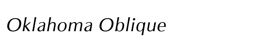 Oklahoma Oblique