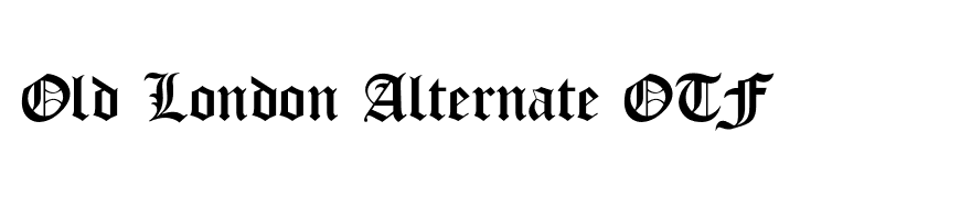 Old London Alternate OTF