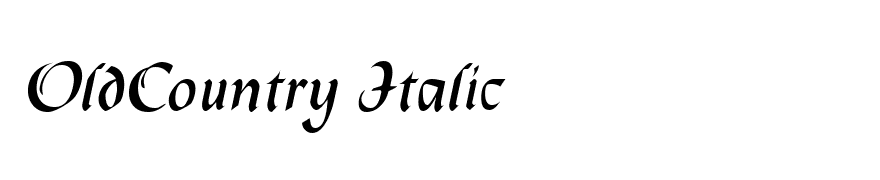 OldCountry Italic