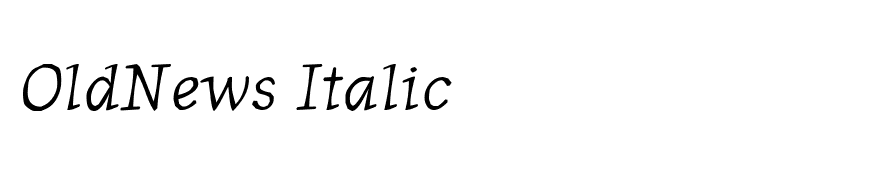 OldNews Italic