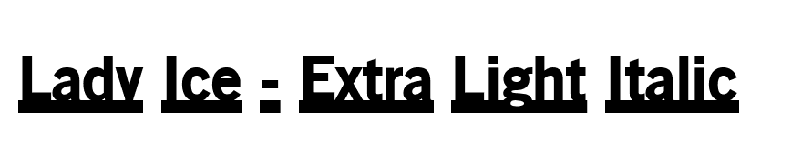 OldSansBlackUnderline