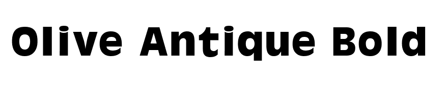Olive Antique Bold