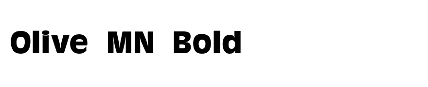 Olive MN Bold