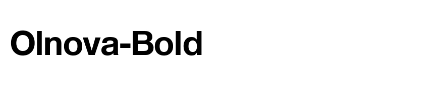 Olnova-Bold