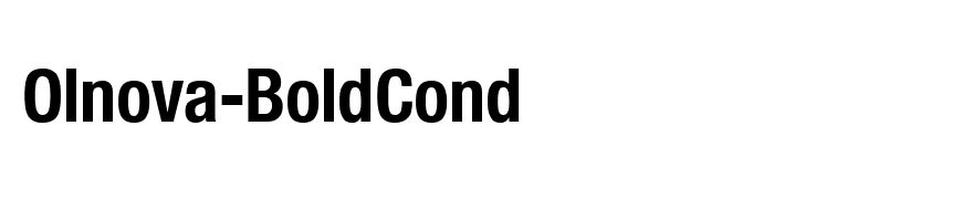 Olnova-BoldCond