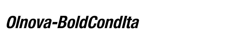 Olnova-BoldCondIta