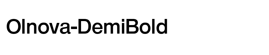 Olnova-DemiBold