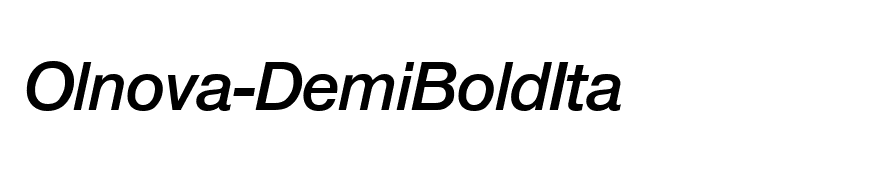 Olnova-DemiBoldIta