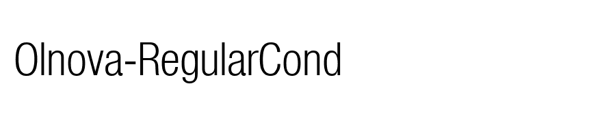 Olnova-RegularCond
