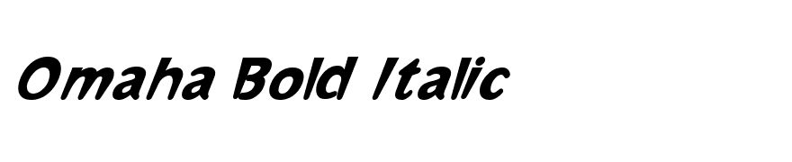 Omaha Bold Italic