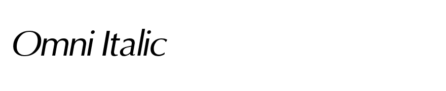 Omni Italic