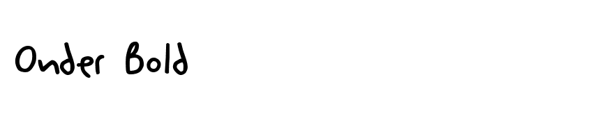 Onder Bold