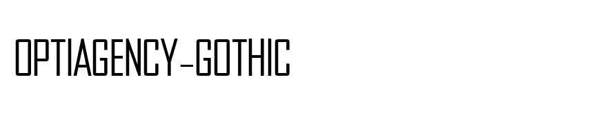 OPTIAgency-Gothic