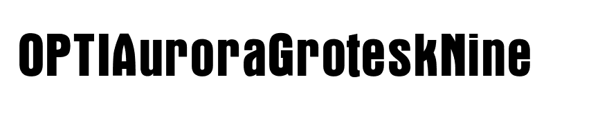 OPTIAuroraGroteskNine