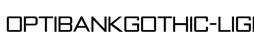 OPTIBankGothic-Light