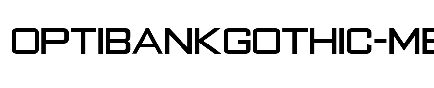 OPTIBankGothic-Medium