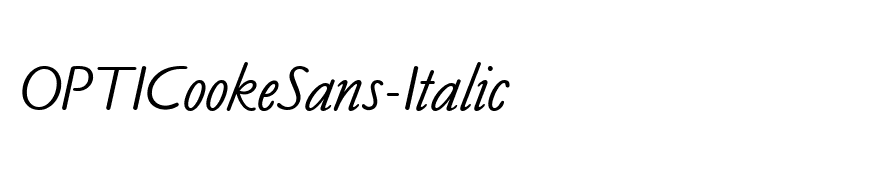 OPTICookeSans-Italic