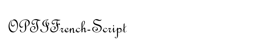 OPTIFrench-Script