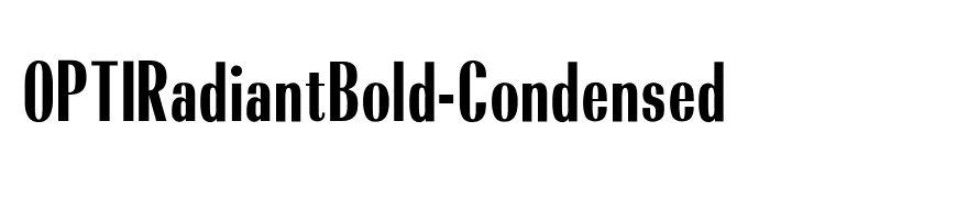 OPTIRadiantBold-Condensed