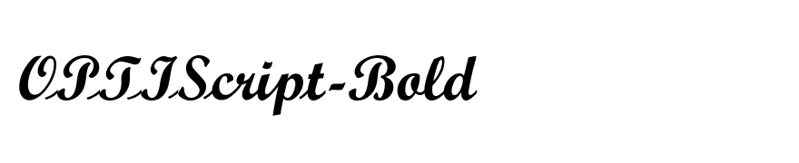 OPTIScript-Bold