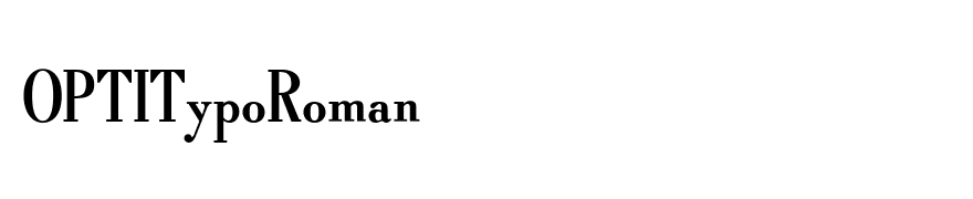 OPTITypoRoman