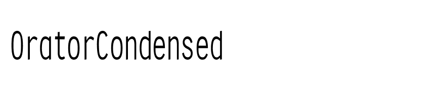 OratorCondensed