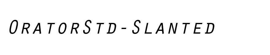 OratorStd-Slanted