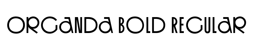 Organda Bold Regular