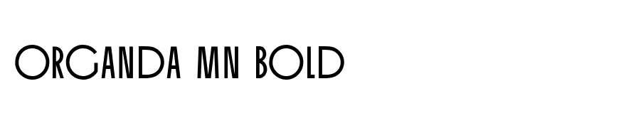 Organda MN Bold
