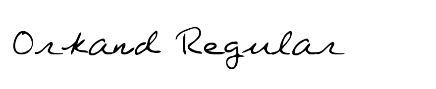 Orkand Regular