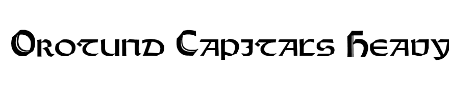 Orotund Capitals Heavy