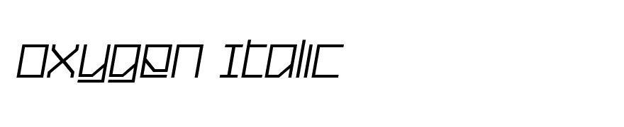 Oxygen Italic