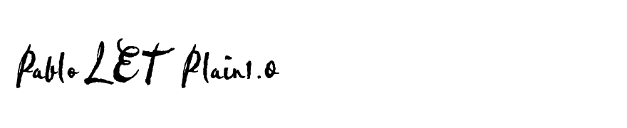 Pablo LET Plain1.0