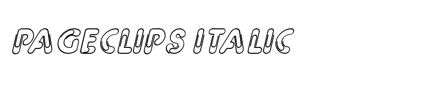 PageClips Italic