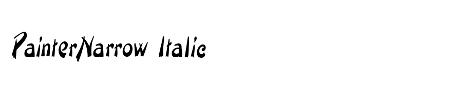PainterNarrow Italic