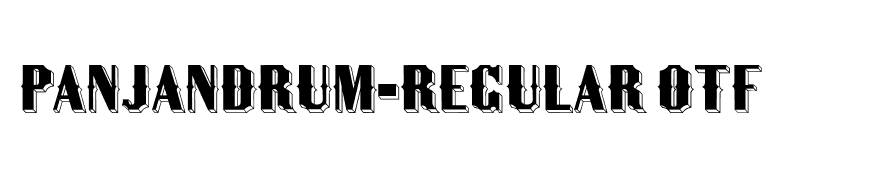 Panjandrum-Regular OTF