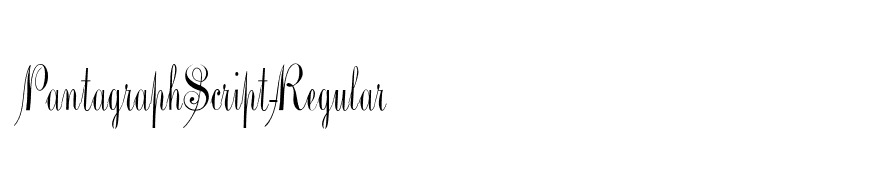 PantagraphScript-Regular