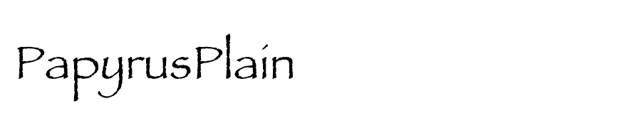 PapyrusPlain