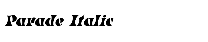 Parade Italic