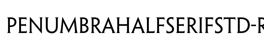 PenumbraHalfSerifStd-Reg