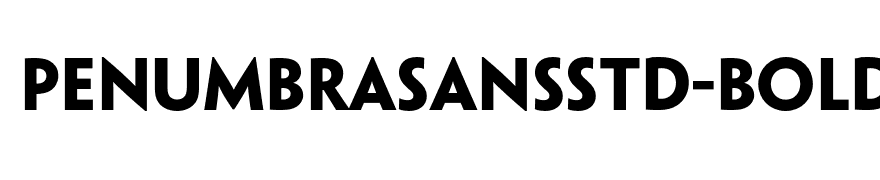 PenumbraSansStd-Bold