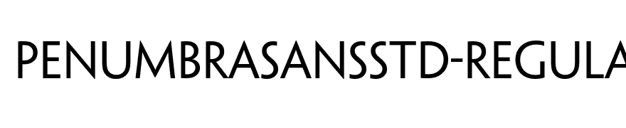 PenumbraSansStd-Regular