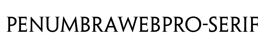 PenumbraWebPro-Serif