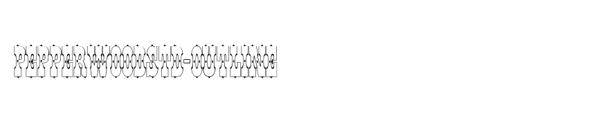 PepperwoodStd-Outline