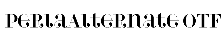PerlaAlternate OTF