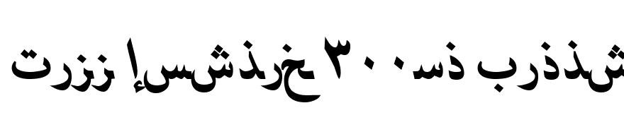 PersianNaskhSSK BoldItalic